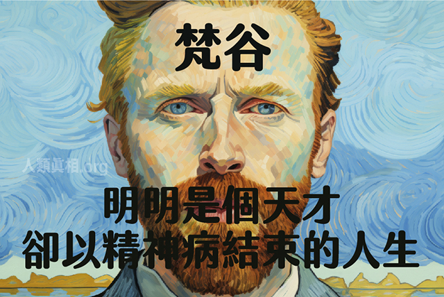 梵谷,明明是個天才卻以精神病結束的人生-圖片1